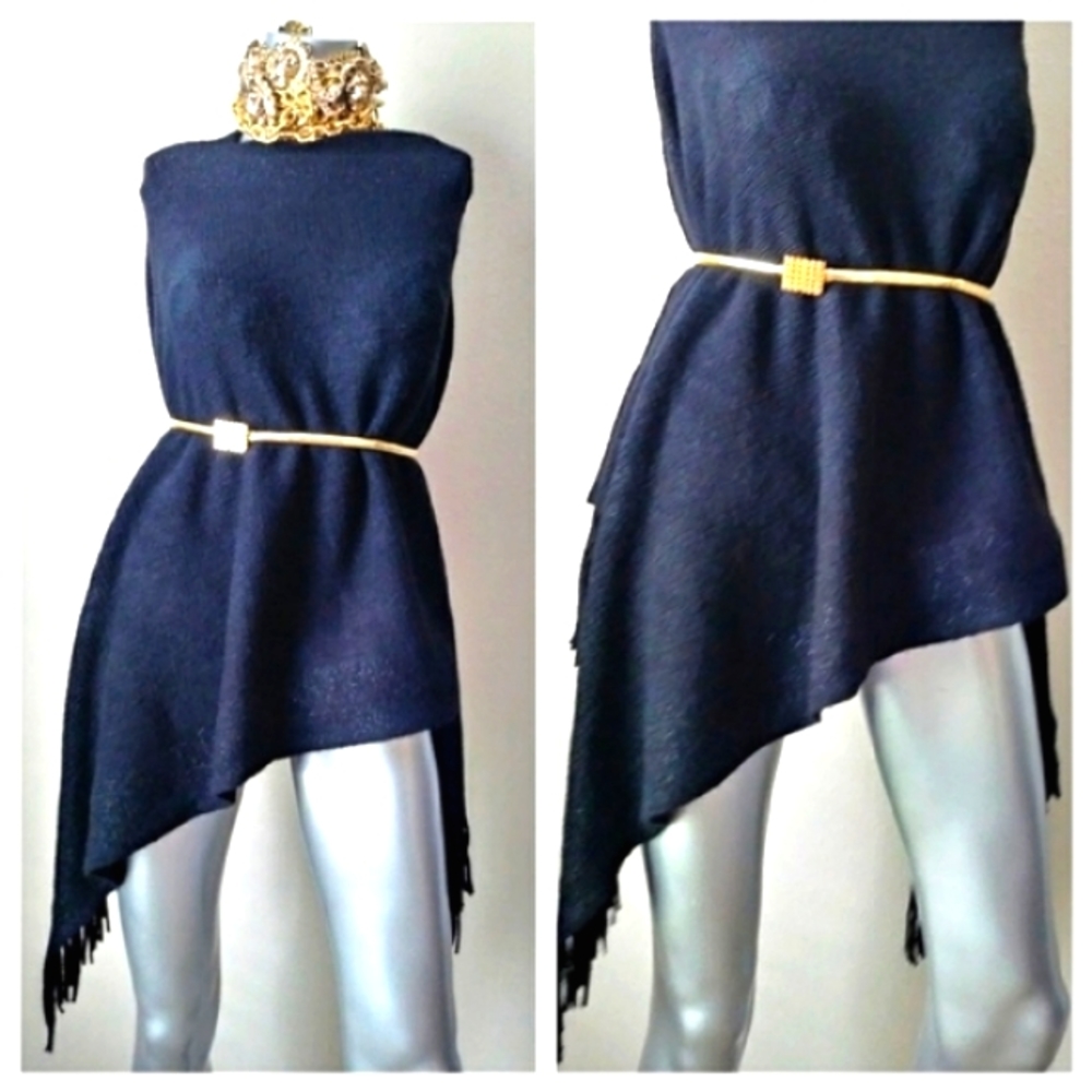 Steve Madden Fringe Poncho